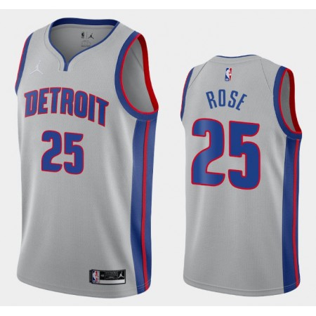 Maglia Detroit Pistons Derrick Rose 25 2020-21 Jordan Brand Statement Edition Swingman - Uomo